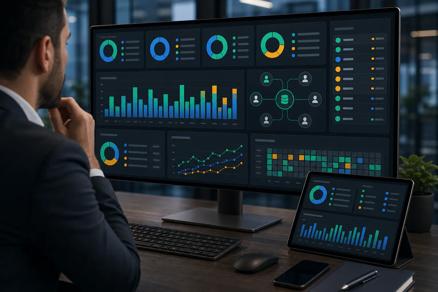 Dashboard de calidad de datos comerciales con duplicidad, completitud, responsables, fuentes y actualización en CRM