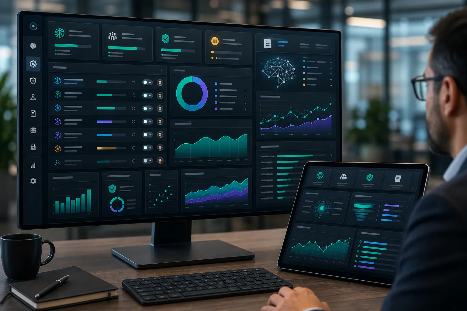 Dashboard de gobierno de IA en ventas B2B Dashboard de gobierno de IA en ventas B2B con trazabilidad, supervisión humana, privacidad y calidad de datos
