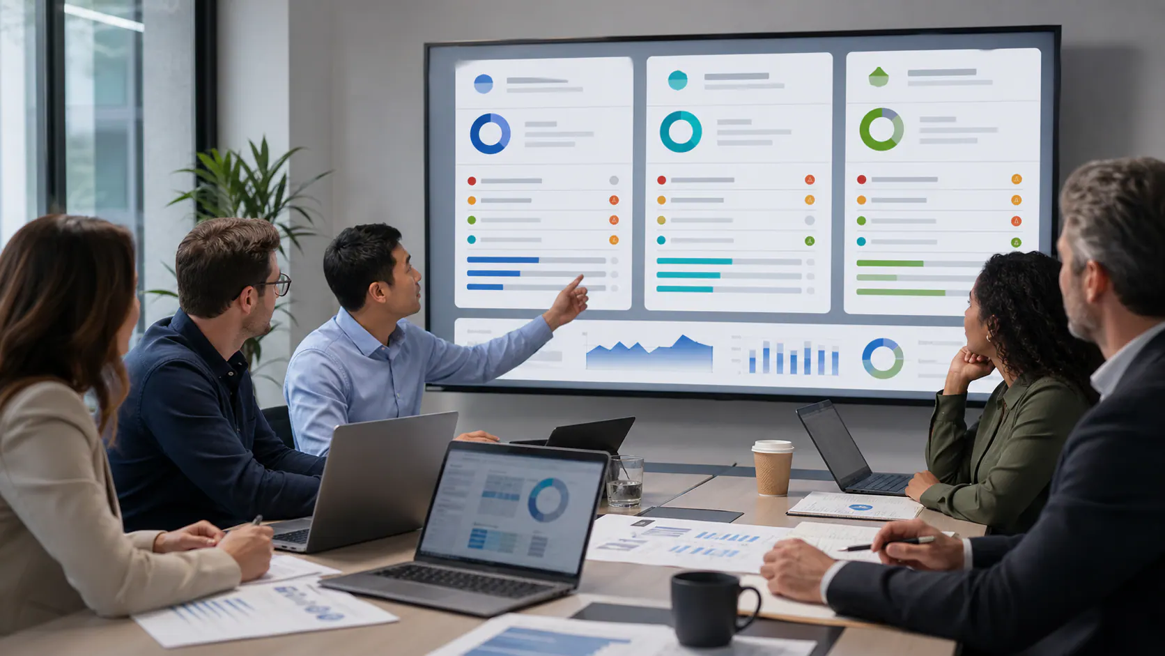 Equipo B2B priorizando oportunidades comerciales por valor urgencia y etapa